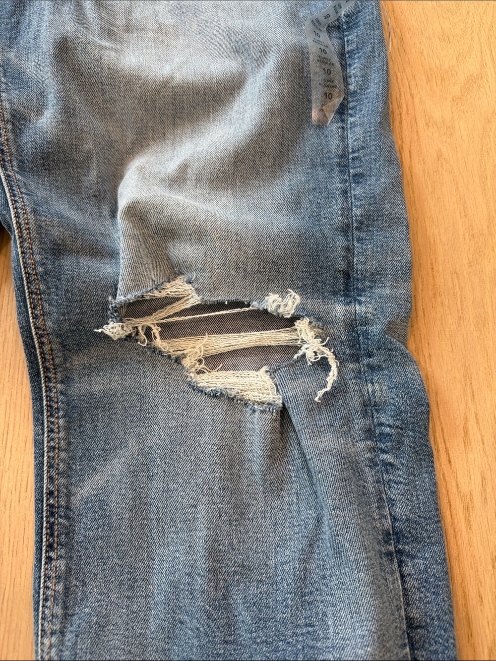 NWT American Eagle Stretch Curvy Straight Jeans Size 10 - Picture 4 of 6